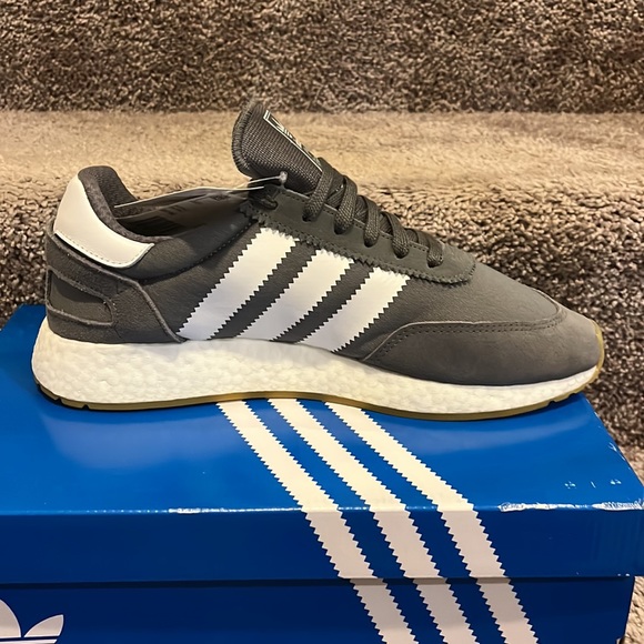 Adidas I-5923 Iniki Shoes Sneakers D97345 new grey white Mens sizes - Picture 4 of 13